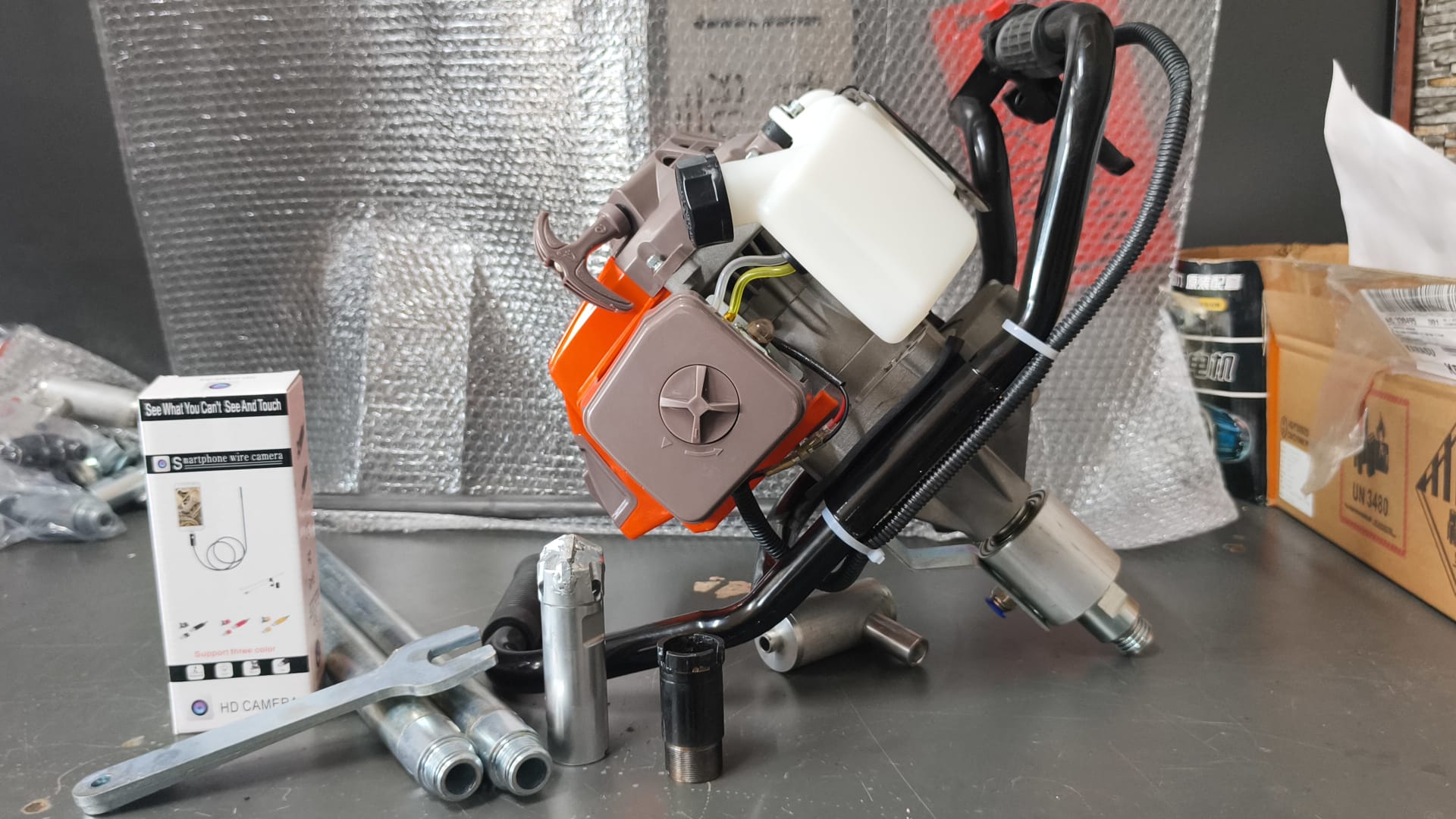 5.5 HP Benzinli El Sondaj Makinesi